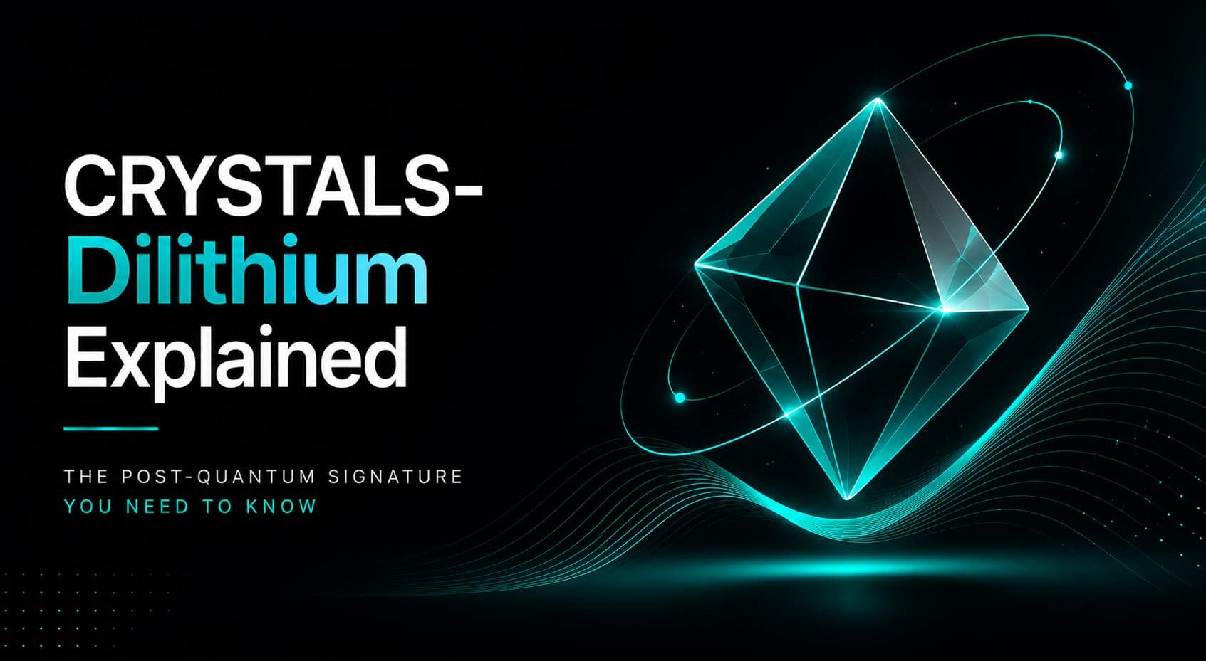 Visual breakdown of the CRYSTALS-Dilithium lattice-based digital signature algorithm structure and key generation process