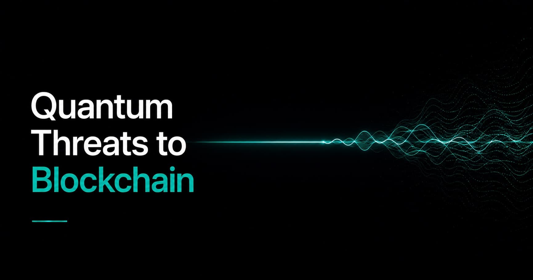 Threat model diagram mapping Shor and Grover quantum attack vectors to blockchain cryptographic components