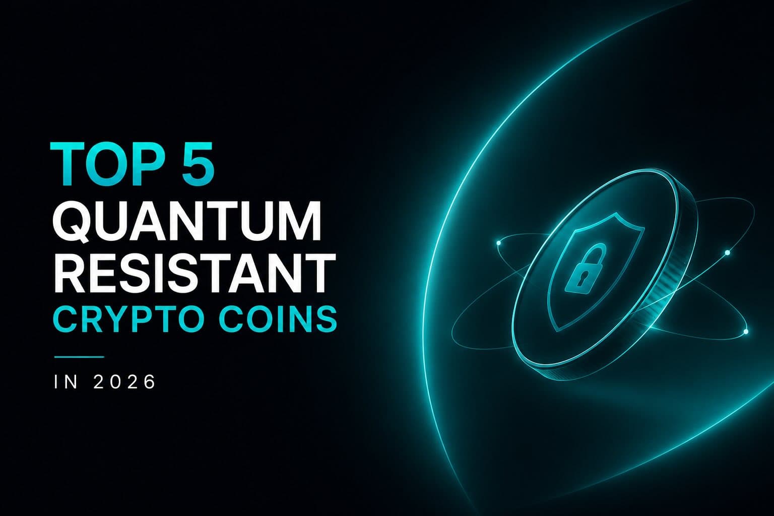 Ranking graphic comparing the top quantum-resistant cryptocurrency projects by security architecture, TPS, and cryptographic standards